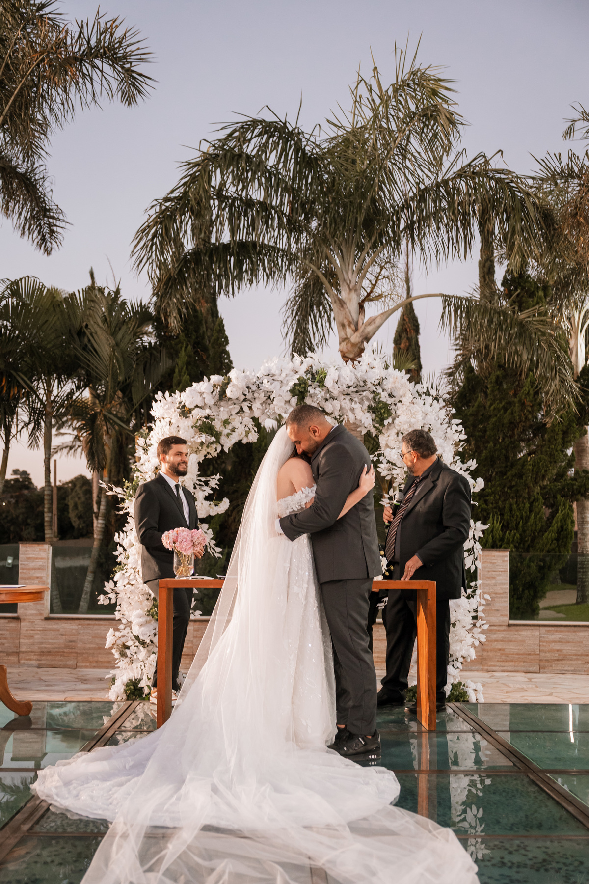 Noivos 2027 casamento ao ar livre na chácara San Diego 