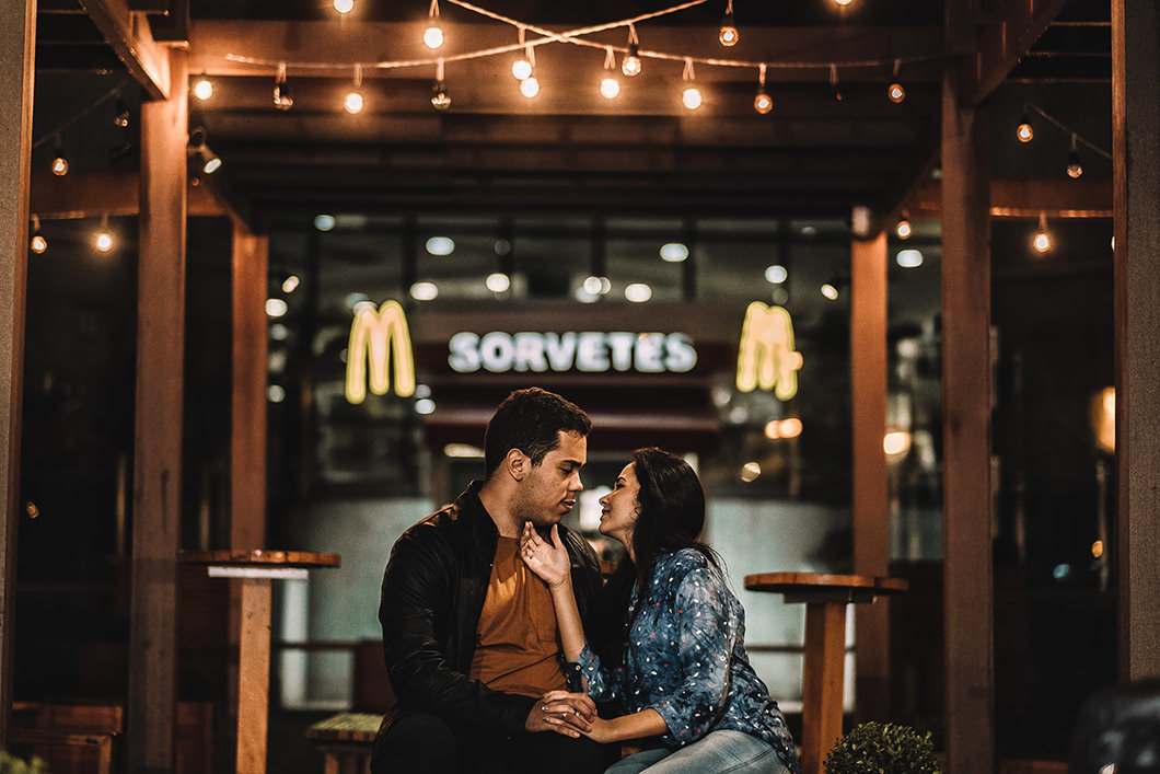 Ensaio de Casal fotos diferentes feitas em Maringa-PR