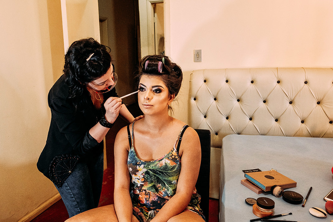 Maquiagem da Noiva em fotojornalismo 