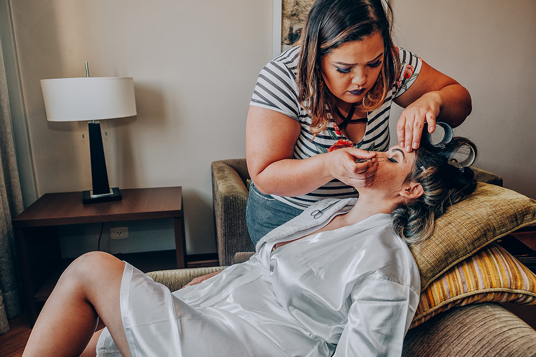 Fotos de Casamento foto da maquiagem da noiva 