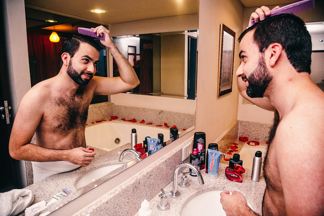 making of do noivo com fotos diferentes