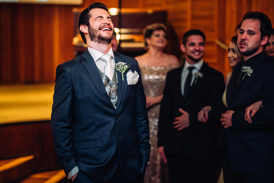 Rickardo Andrade fotografo de casamento foto do noivo esperando a noiva 