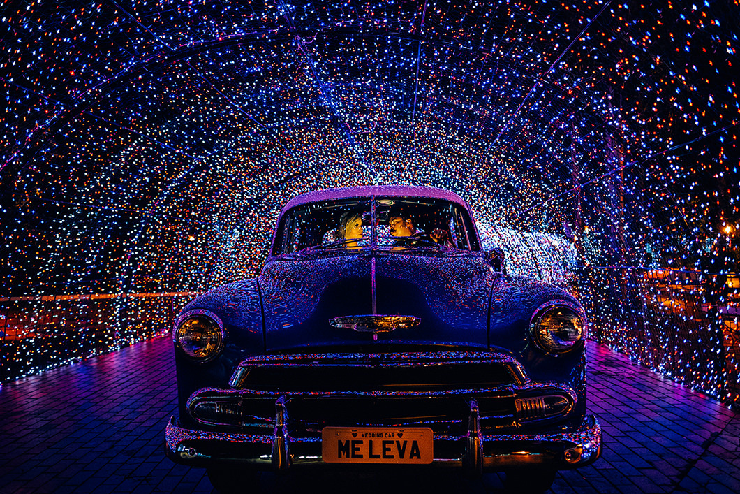 fotos maringa encantada tunel de luz de maringa decoracao de natal em maringa catedral decorada decoracao de natal em maringa foto do carro no tunel de luz