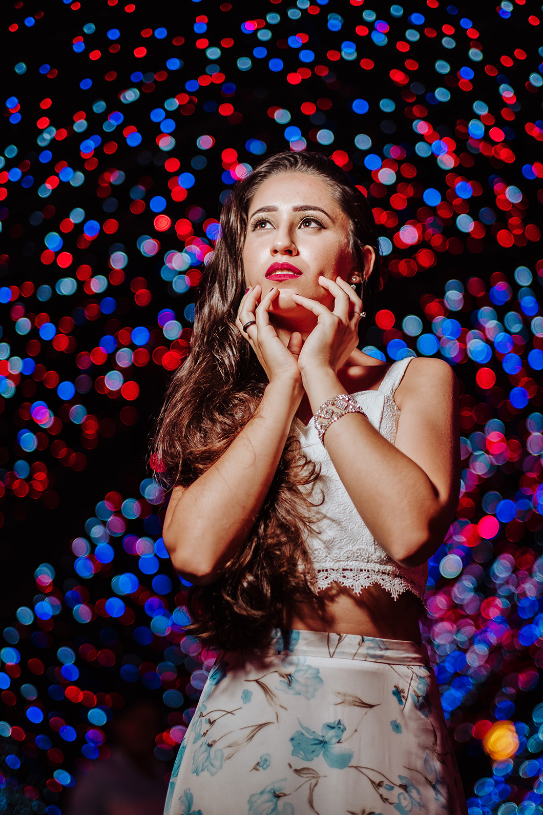 Ensaio feminino com fotos no túnel da Maringá Encantada