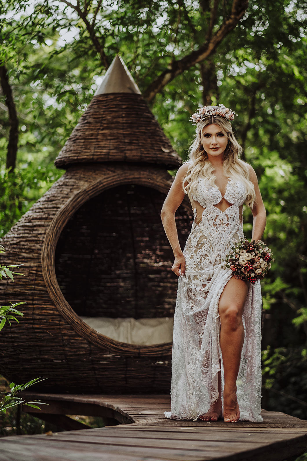 Vestido de noiva para casamento ao ar livre de Nilda Santana pelo fotografo Rickardo Andrade