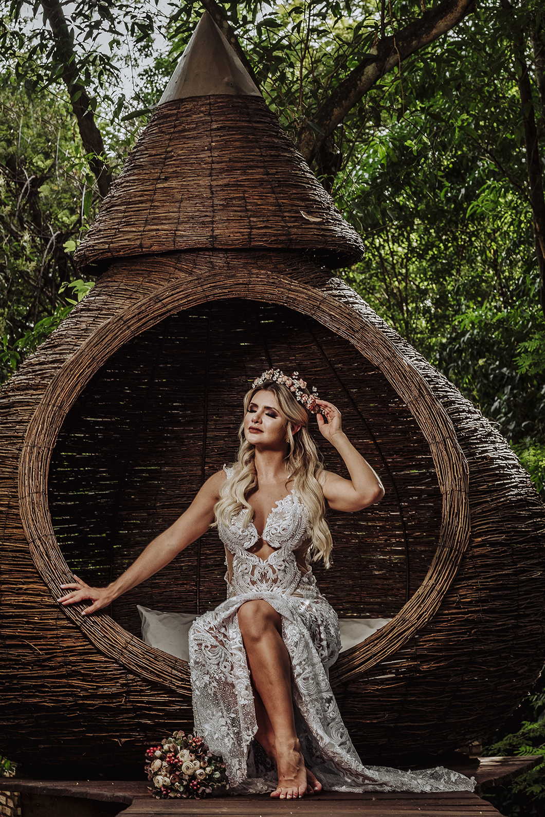 Fotografo de casamento Rickardo Andrade fotografando casamento na chacara Eden Garden em Maringá-PR