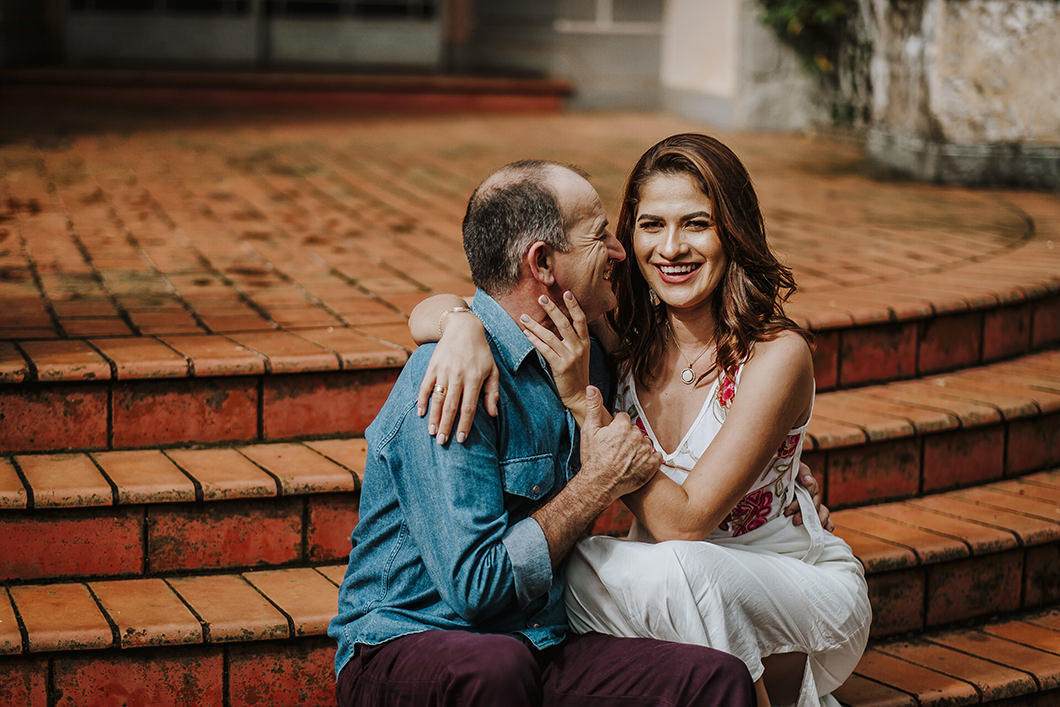 Ensaio fotográfico de casal  mais velho se casando em Maringá-PR