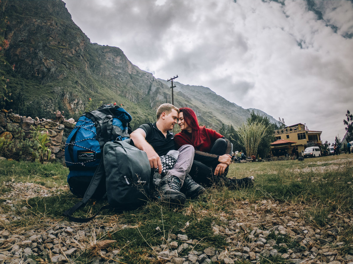 ensaio pré wedding com camera gopro em fotos feitas durante mochilão