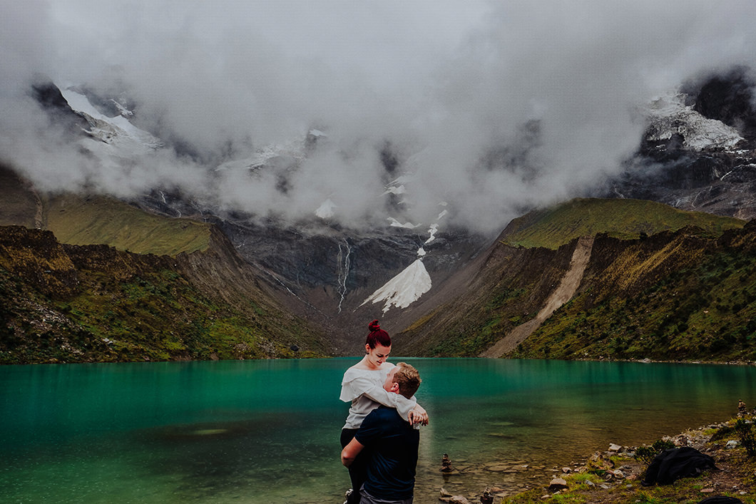 pré wedding feito no PERU na Laguna Humantay por fotografo brasileiro Rickardo Andrade