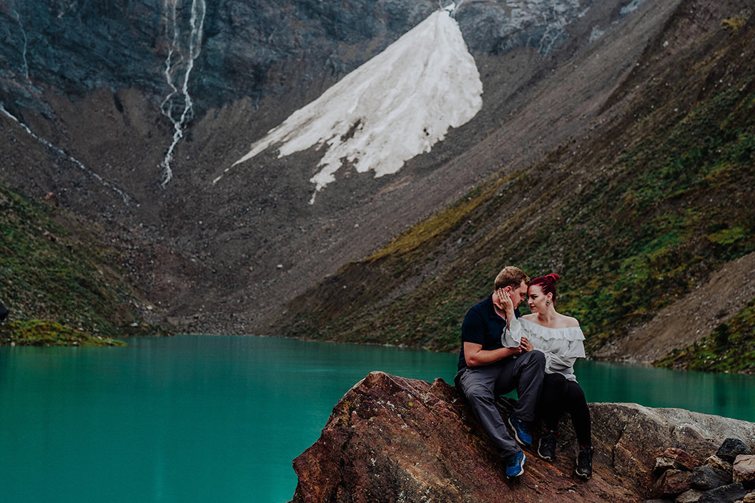 ensaio de casal na famosa e linda Laguna Humantay