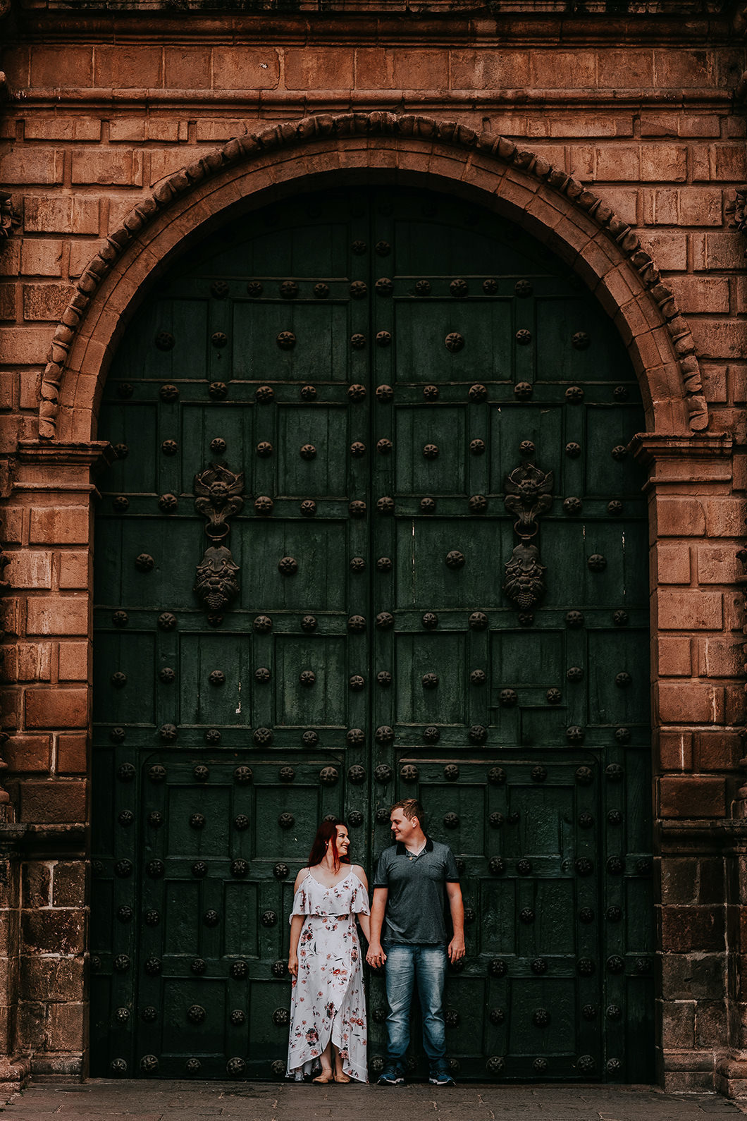 Fotos de casal nas ruas de Cuzco-PERU casal de brasileiros
