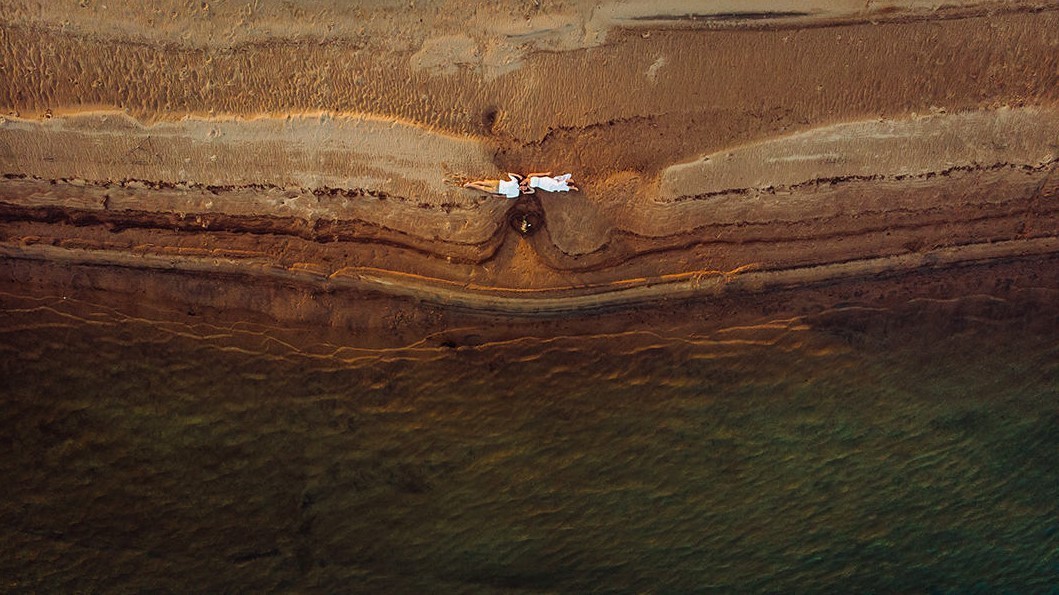 Fotos aéreas de casal feitas com drone fotografo Rickardo Andrade