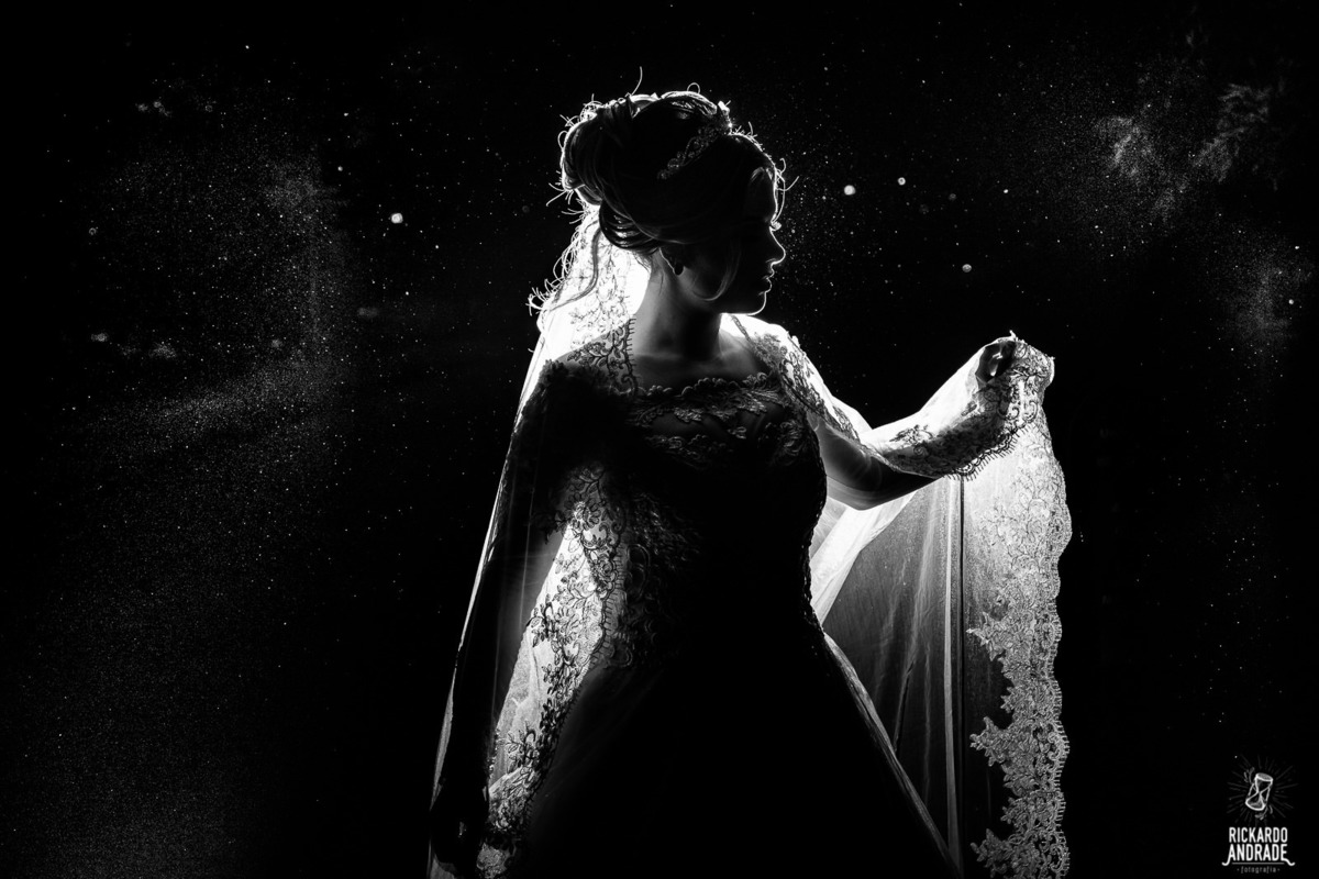 retratos lindos da noiva feitos durante o Casamento foto de Rickardo Andrade o melhor fotografo de Casamento de Maringá-PR 