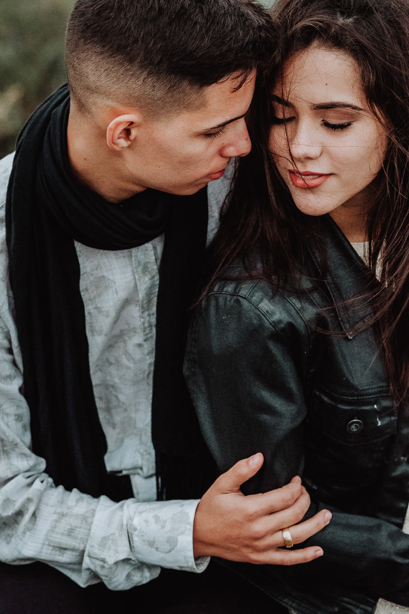 book de casal com fotos de inverno feito em Maua da serra-PR 