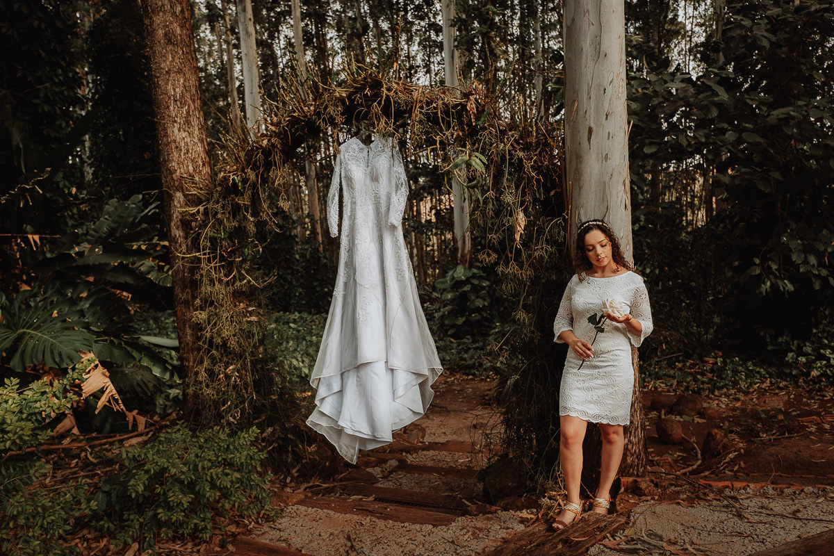 lindo making of da noiva feito na natureza no eden Garden 