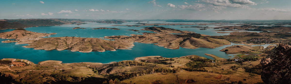 vista linda do morro do gavião rio paranapanema foto d eRickardo Andrade