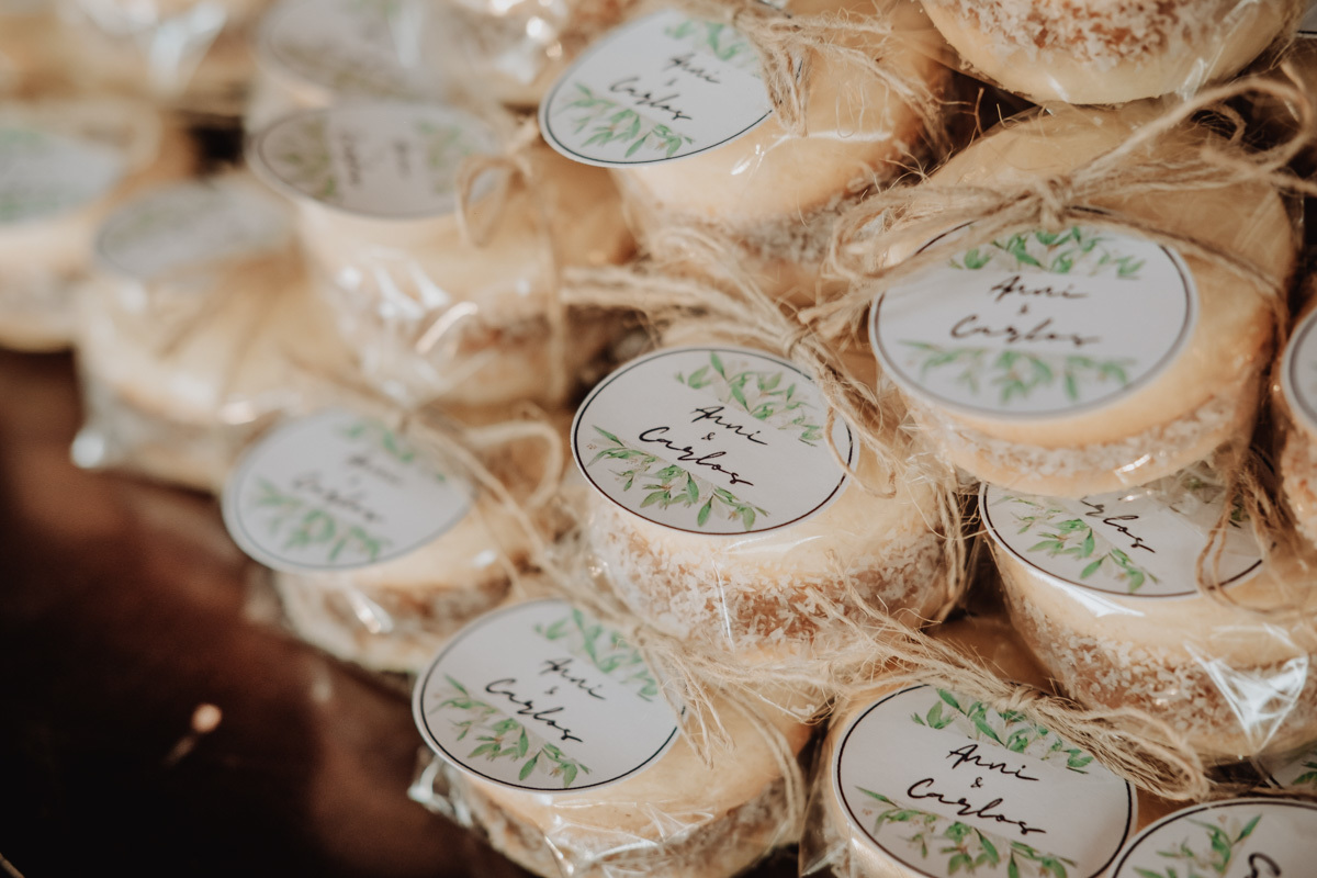 fotos de detalhes de bem casados usados em decoração de Casamento no alphaville maringá 