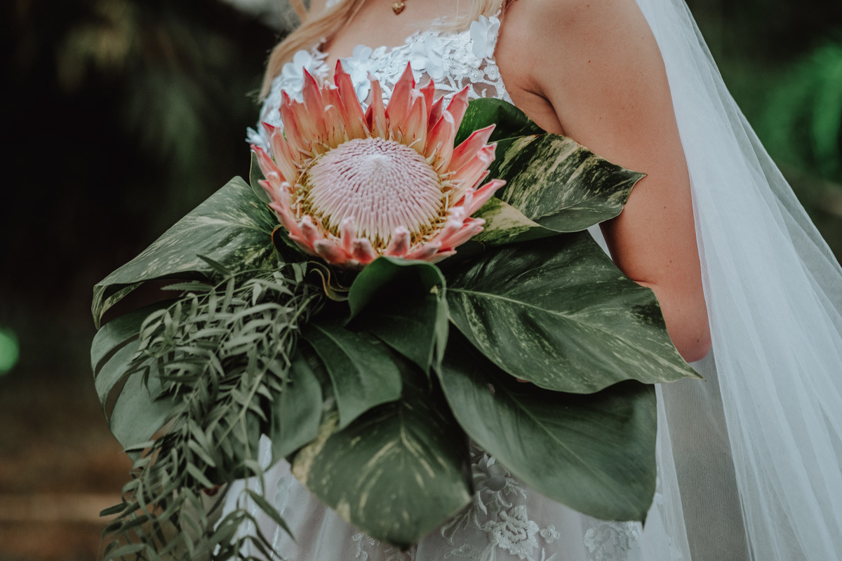 buque de noiva tendencia para 2020 e 2021 flor da africa 