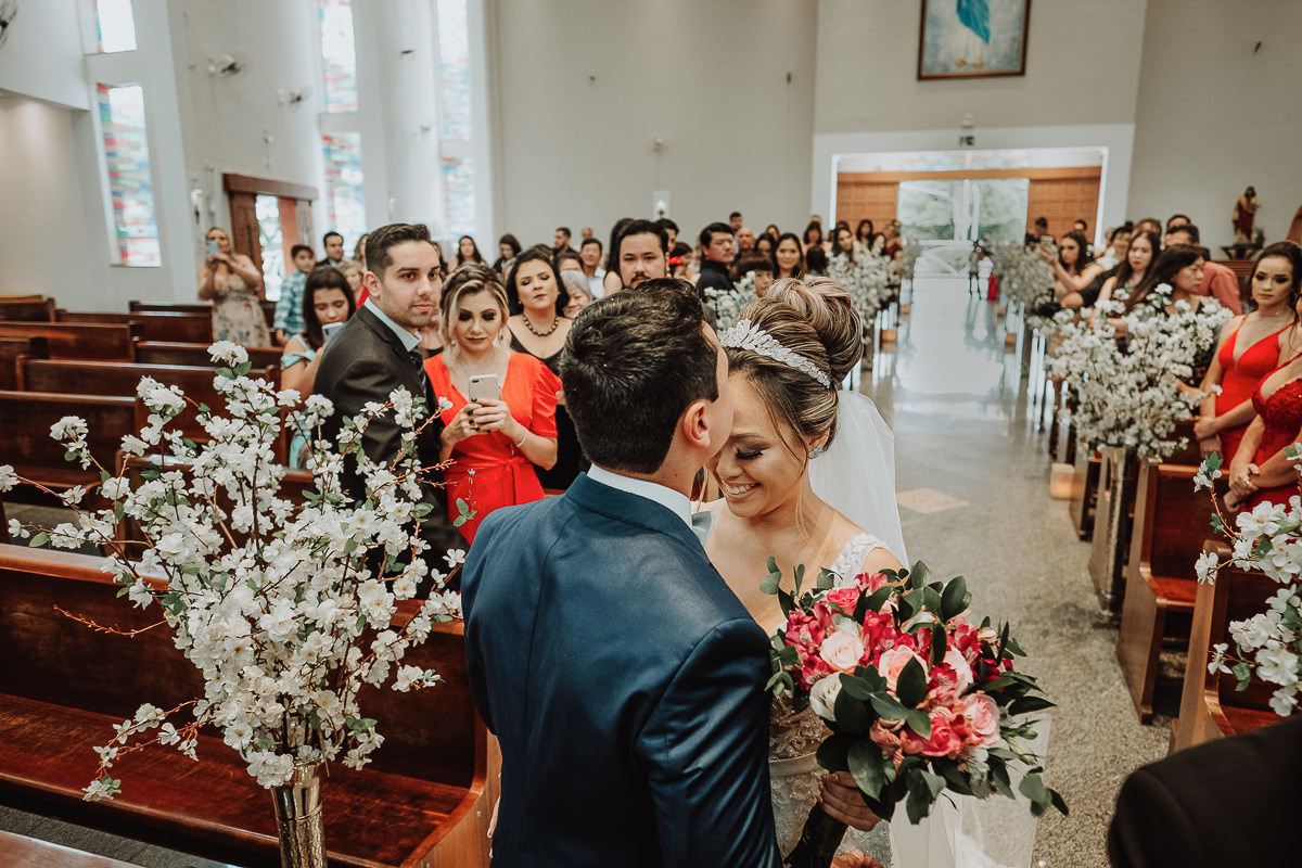 fotografia de momentos emocionante de cerimonia de casamento 