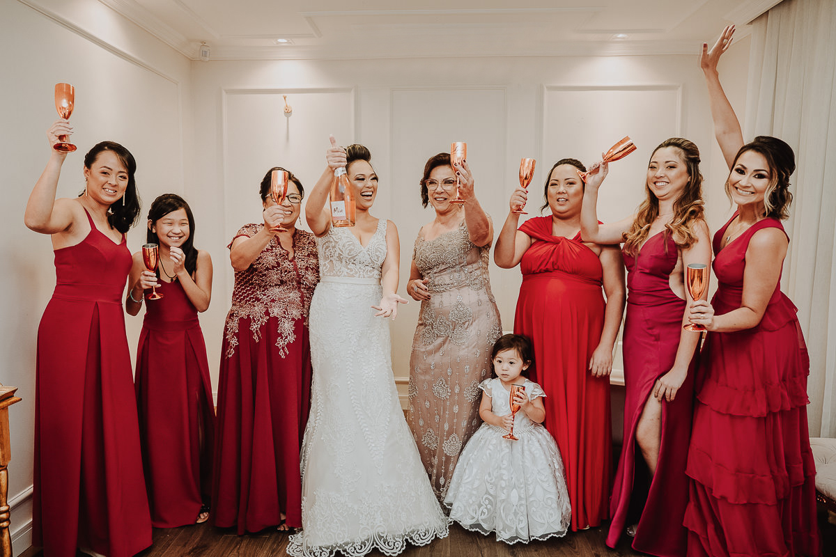 fotos divertidas de making of da noiva durante o making of