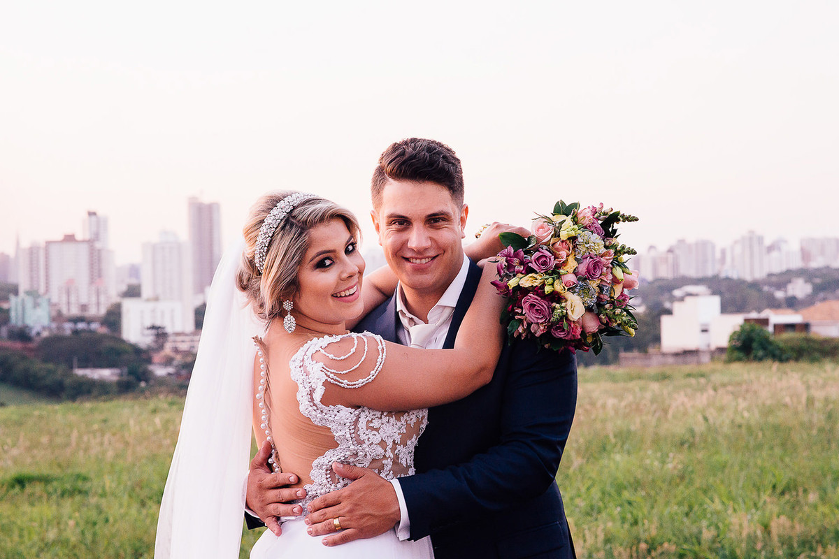 Fotos da saída dos noivos