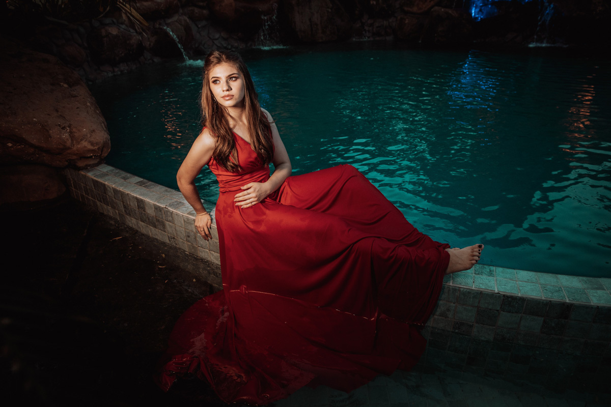 fotos noturnas com luz de led 