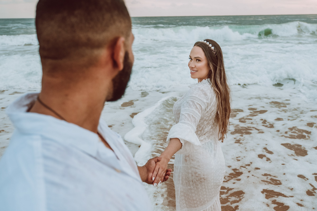 ideias diferentes para ensaio de pre casamento na praia 