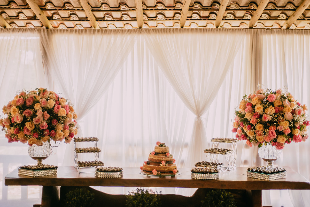 Decoração de casamento ao ar livre em  Belo Horizonte-MG