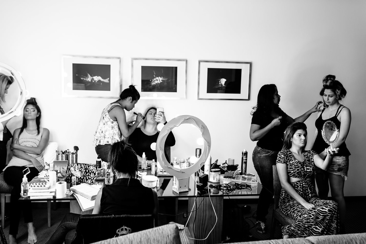 Fotografia de making of de casamento em Belo Horizonte-MG