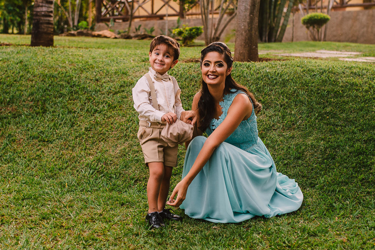 foto de pajem de casamento