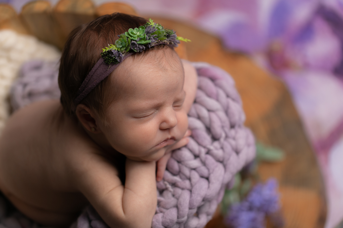 Ensaio newborn gustavo sousa fotografia em curitiba. Produção clean. prop de madeira