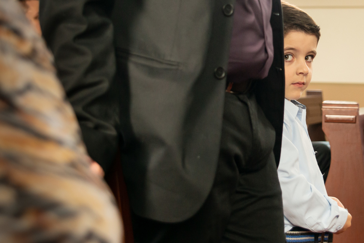 criança dando uma expiadinha