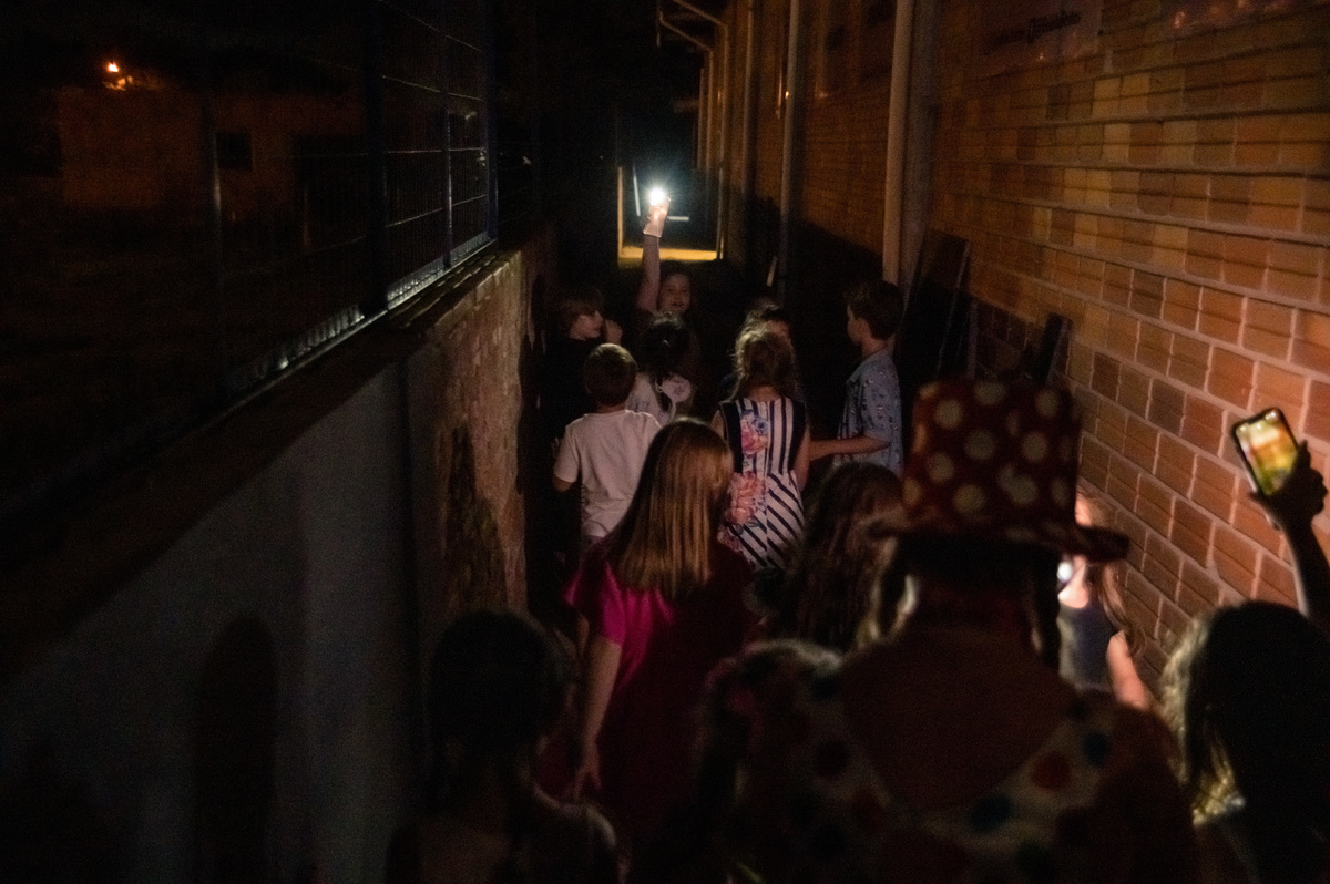 Festa de aniversário infantil, caça ao tesouro