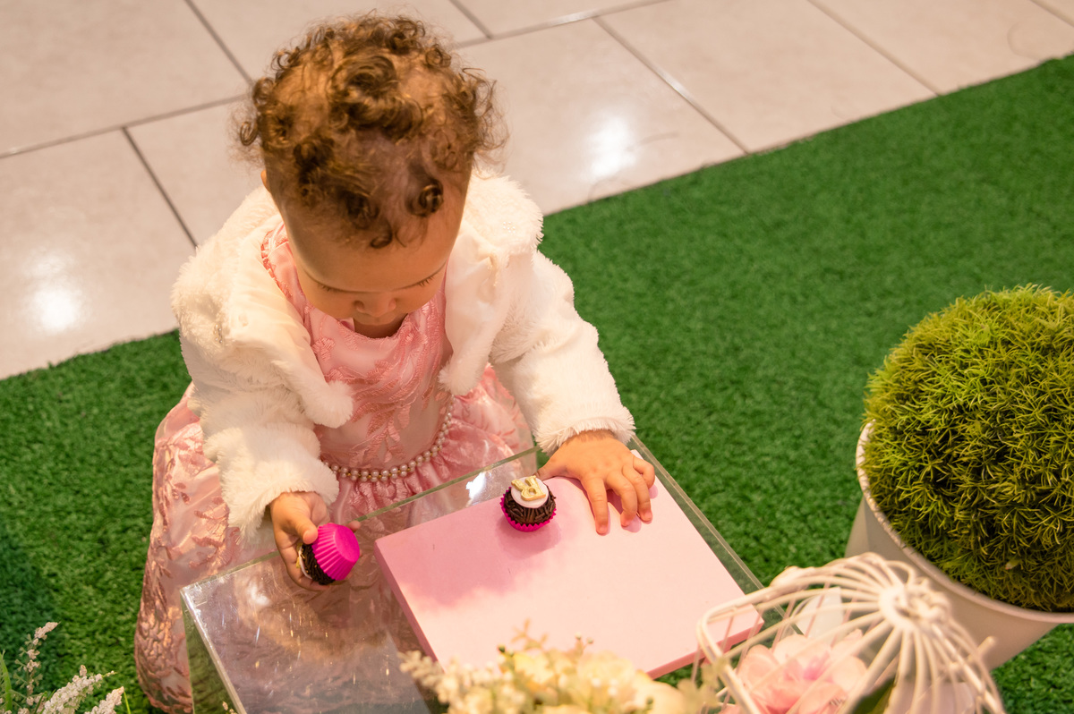festa de aniversário infantil - menina princesa, foto espontânea 