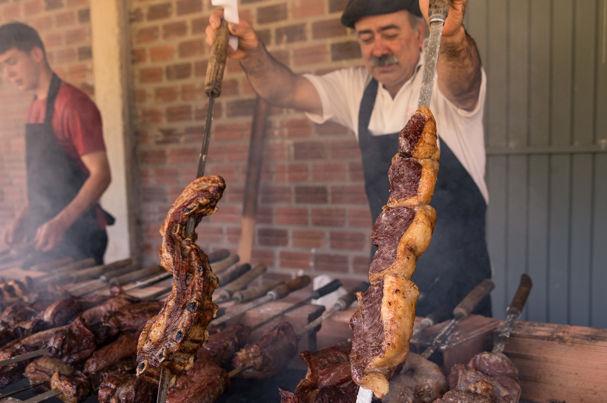 Festa de Primeira Comunhão - Muda Boi - churrasqueira com picanha