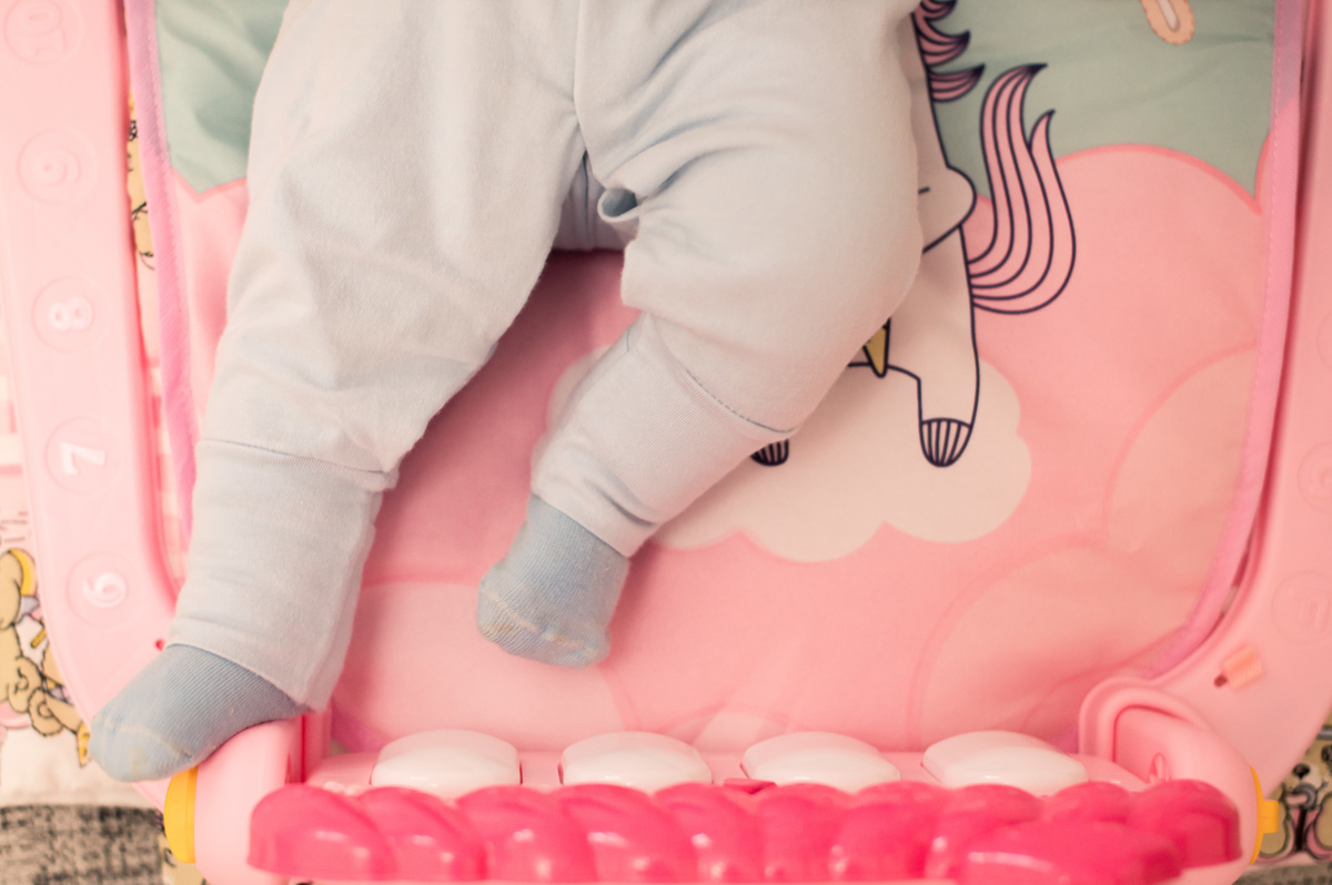 Ensaio de família em casa - bebê