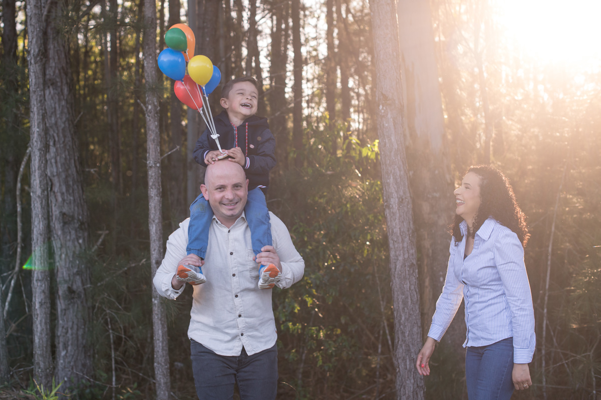 ensaio de família, flare