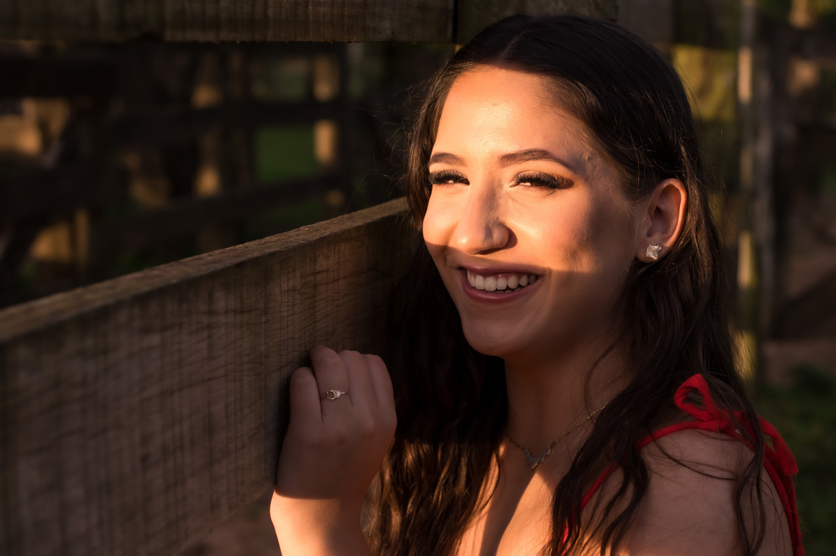 Ensaio externo de 15 anos luz do fim da tarde