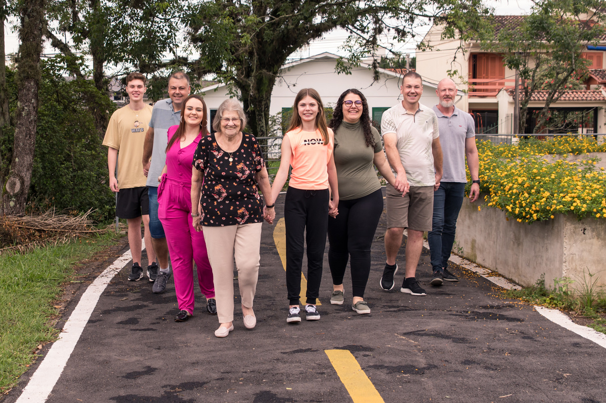 Ensaio de família no parque centenário em Montenegro