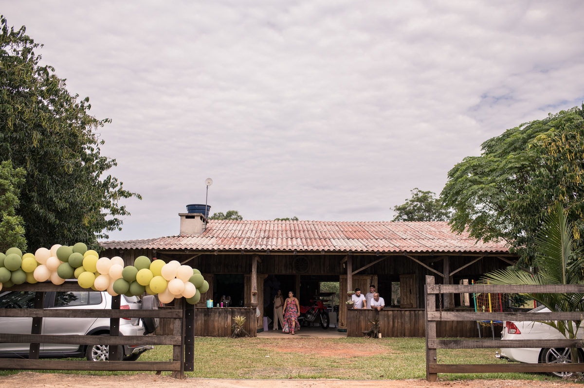 Chá revelação local da festa