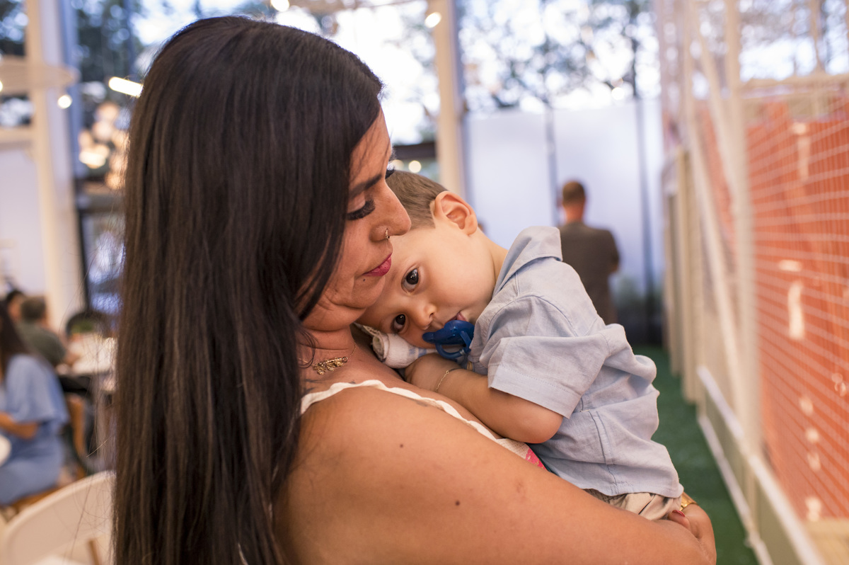 Festa de aniversário infantil, hora do soninho