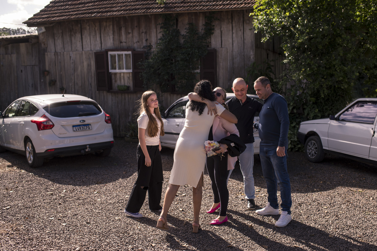 Chá de bebê, pessoas queridas chegando