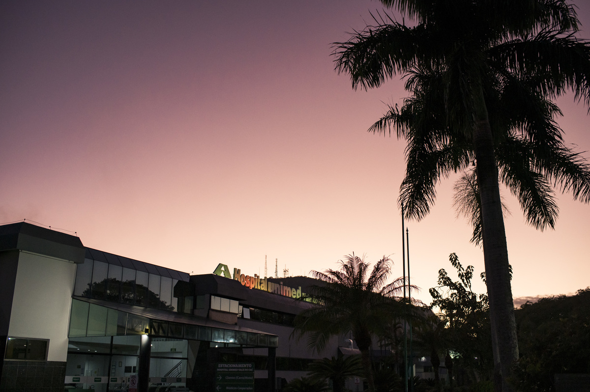 Documental de parto, dia amanhecendo no hospital unimed vale do caí