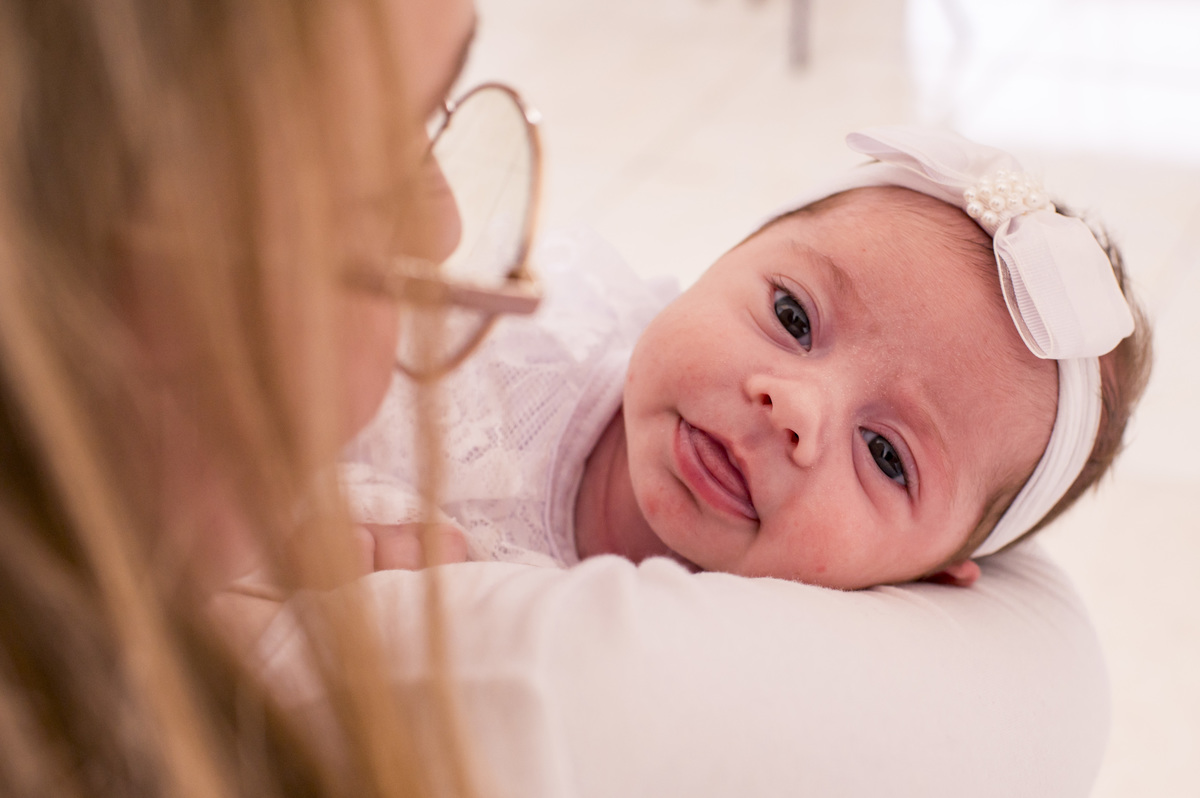 Ensaio fotográfico de Acompanhamento mensal de recém nascido em estúdio - 1 mês