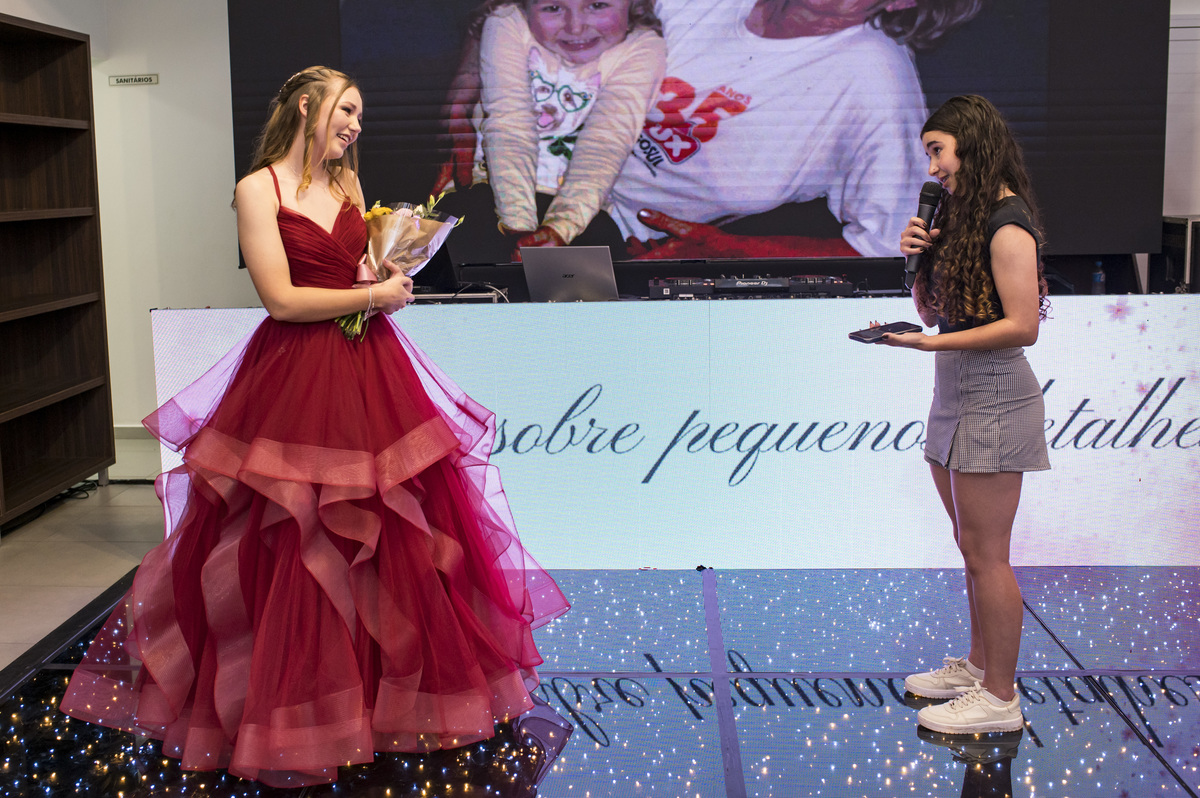 Festa de 15 anos, homenagem da melhor amiga