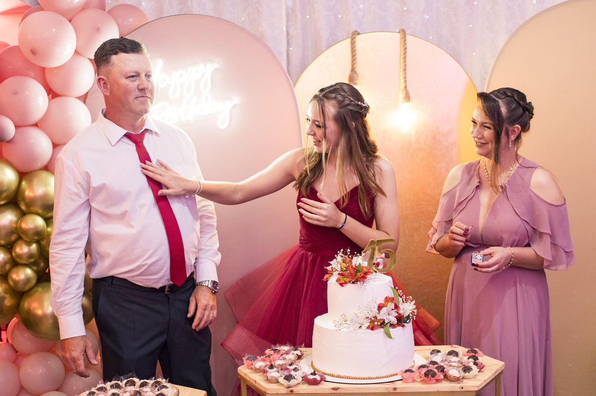 Festa de 15 anos, hora do parabéns