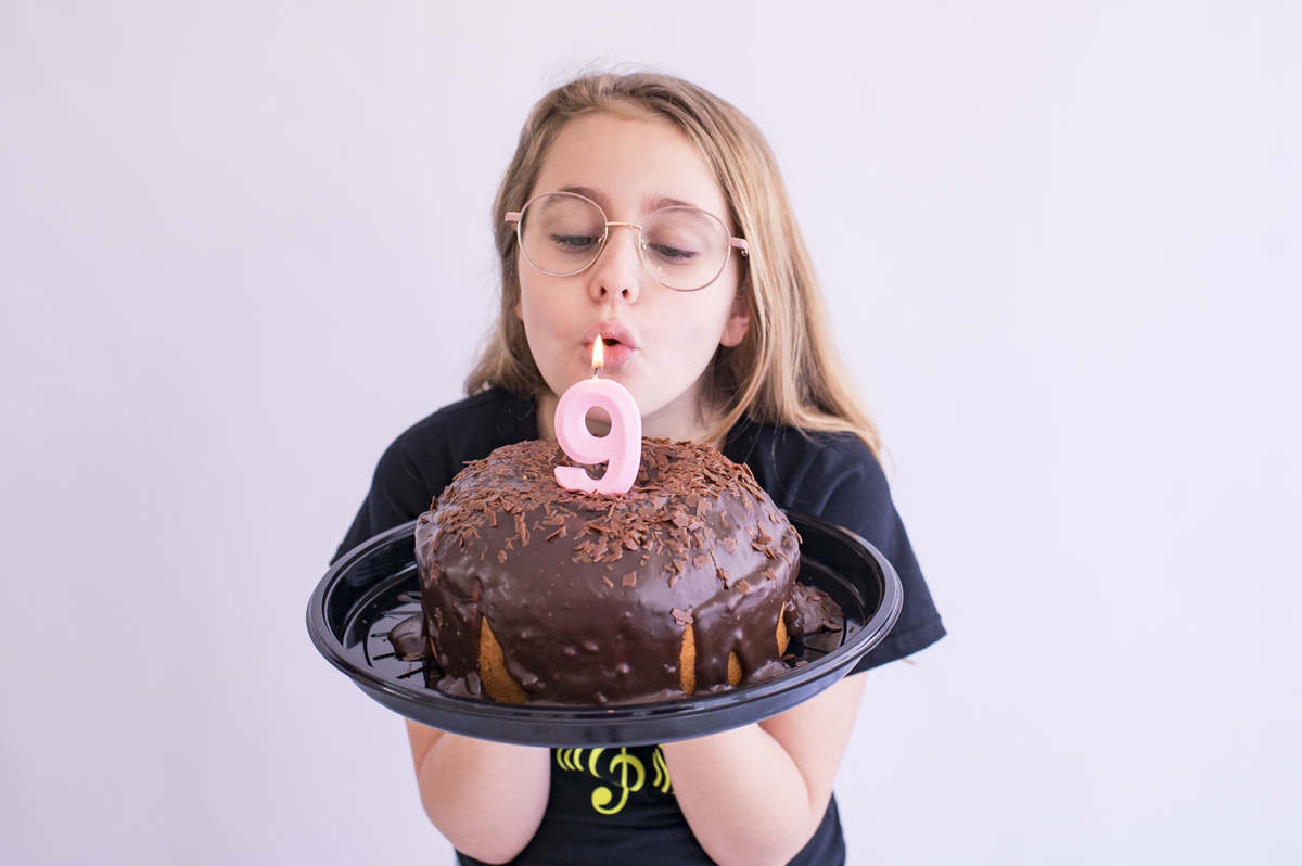 Fotografias de aniversário em estúdio Claudia Wallauer