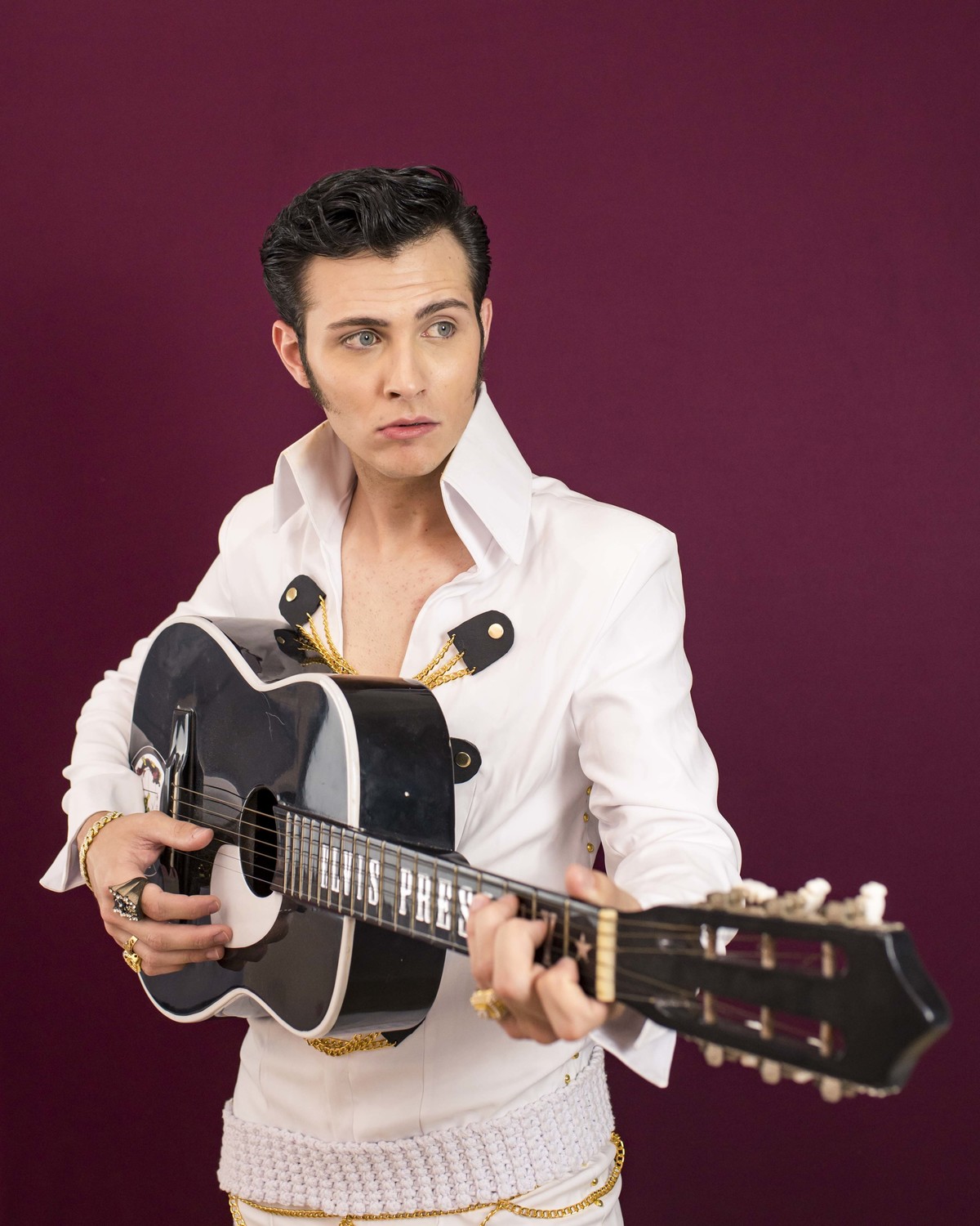 Ensaio Elvis Cover no Estúdio fotográfico Claudia Wallauer em Montenegro - RS