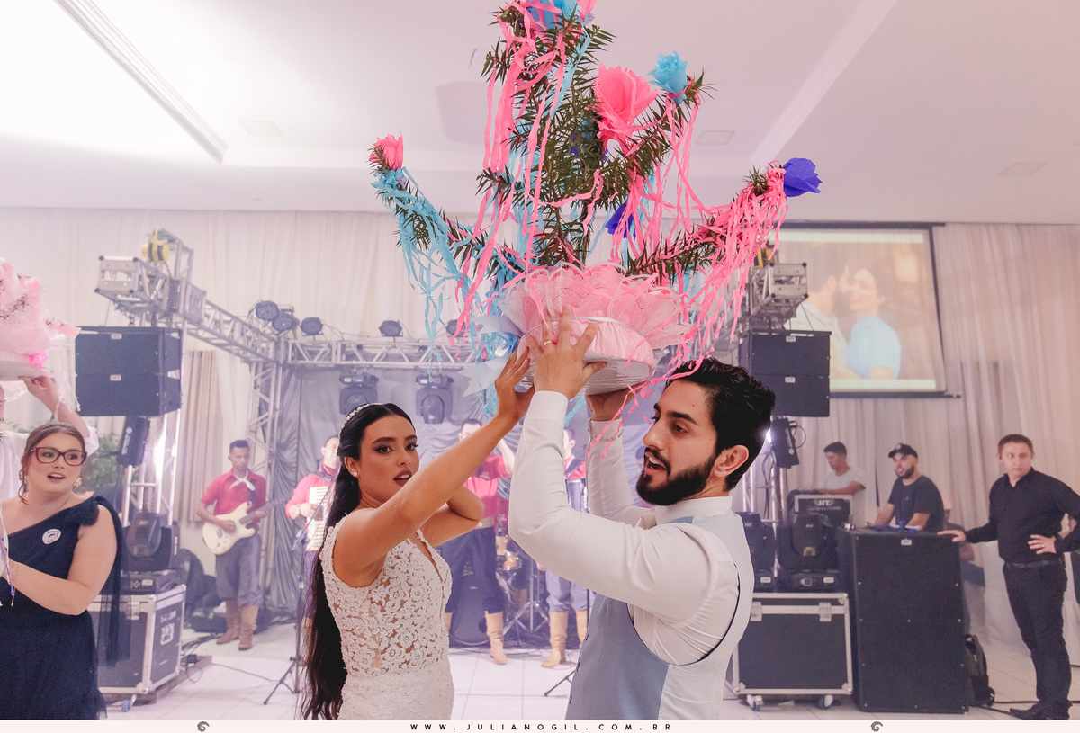 Recepção Casamento Willian de Lara Jéssica Wengrzen fotógrafo Juliano Gil Irati Paraná Casamento Igreja Matriz Senhor Bom Jesus Restaurante do Colono