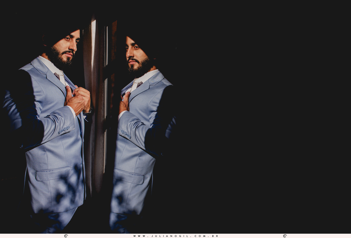 Making Of Noivo Willian de Lara fotógrafo Juliano Gil Irati Paraná Casamento Igreja Matriz Senhor Bom Jesus